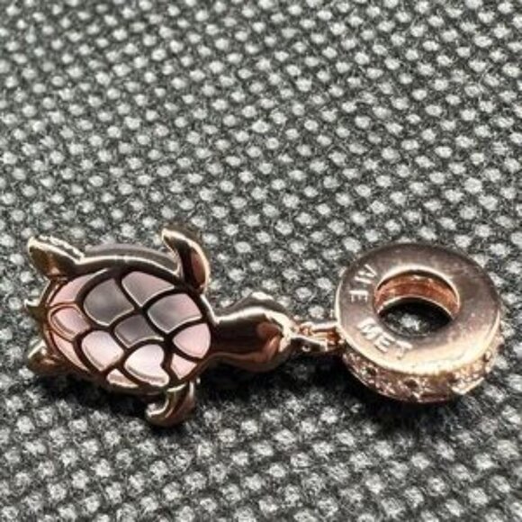 Pandora Rose Gold Turtle Charm - Picture 5 of 5